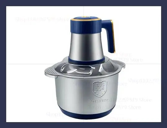 5L Large Capacity Meat Grinders Food Processor Stainless Steel Multi-Function Kitchen Mixer For Meat Vegetables Fruits Cooking