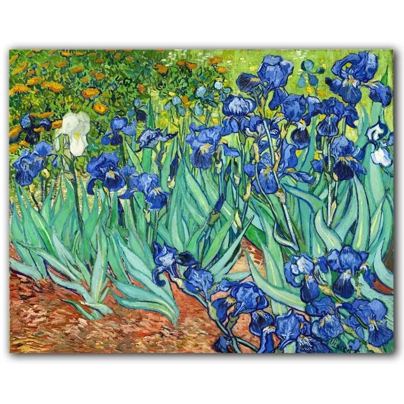 HD Print Van Gogh Masterpiece Poster Abstract Garden Almond Blossoms Starry Night Canvas Painting Wall Picture Room Home Decor