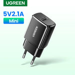 Ugreen 5V 2.1A USB Charger for iPhone 16 15 14 iPad Fast Wall Charger EU Adapter for Samsung S9 Xiaomi Mi 8 Mobile Phone Charger