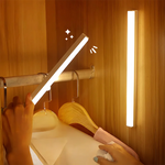 Under Cabinet Dimmable LED Motion Sensor Night Light USB Charging Magnetic Induction Lamp for Bedside, Wardrobe, Stairway