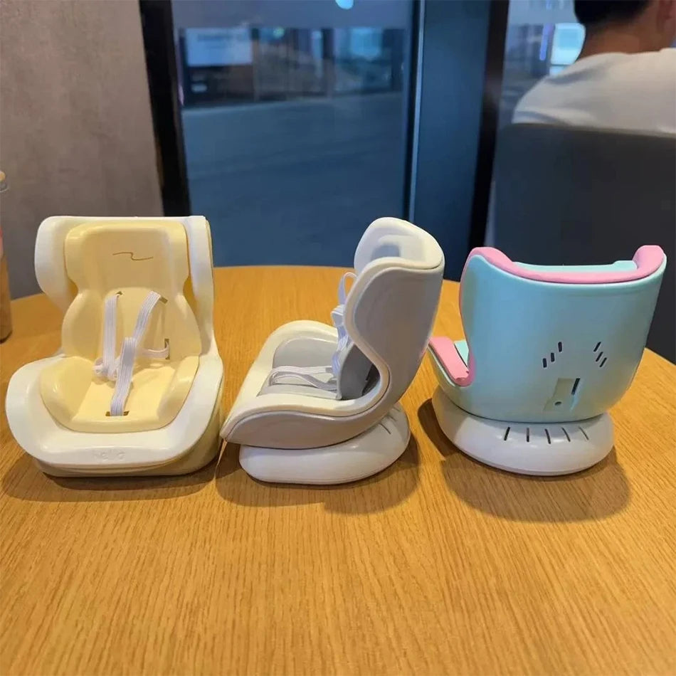 4 Styles For Car Doll Safety Seat Cartoon Chair Model Kawaii Doll Seat Outlet Decor Car Interior Styling Labubu Accessories ﻿