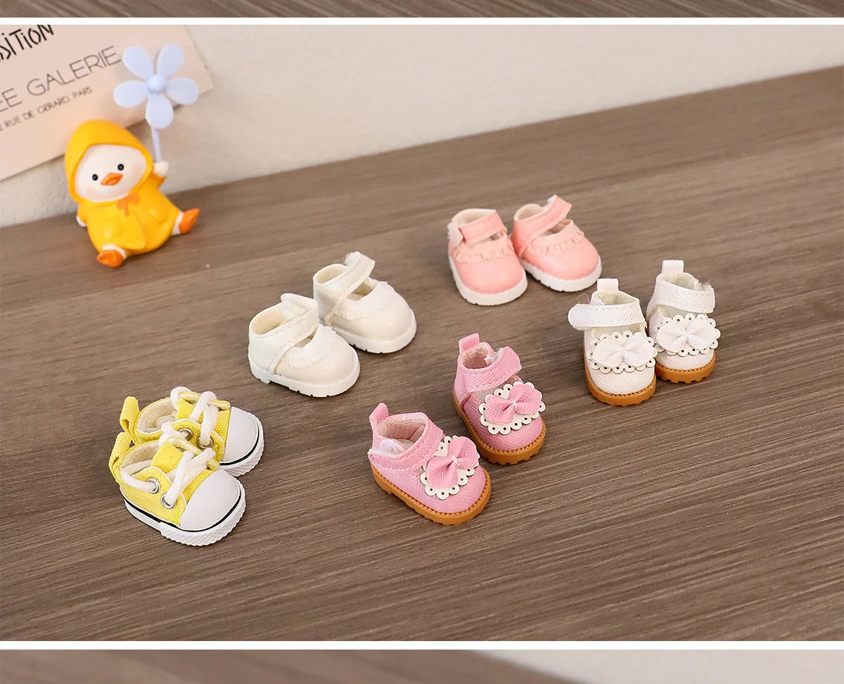 For Ropa LABUBU 15/17cm Cotton Dolls Shoes Toys Casual Sports Canvas Shoes Martin Boots Dolls Accessories for labubu outfits