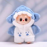 17cm Mini Plush Doll'S Clothes Outfit Accessories For Korea Kpop Exo Labubu Idol V1 V2 Bee Dinosaur Shark Costume Clothing Gift