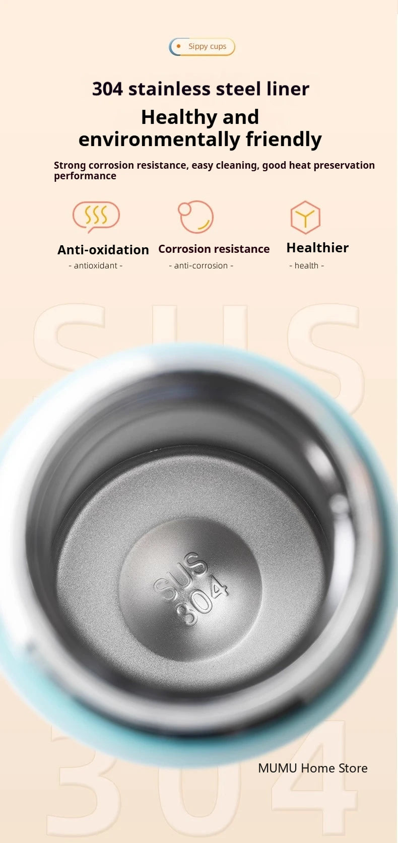 Mini Thermos Cup 200ml/360ml Pocket Cup Stainless Steel Thermal Coffee Mug Vacuum Flask Insulated Hot Water Bottle Kids Gift