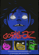 Virtual Anime Rock Band Gorillaz Poster Modern Music Album Cover Canvas Painting Wall Art for Club Living Room Home Decor Mural