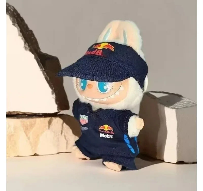 Only Selling Clothes 17cm First Second Generation Labubu Basketball Clothes Cute Doll Decoration Handmade Doll Clothes