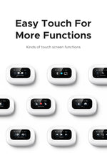 UGREEN LCD Full Color Smart Screen Wireless TWS Bluetooth Earphones Earbuds Open Clip Ear Headphones AI Call Noise Cancellation