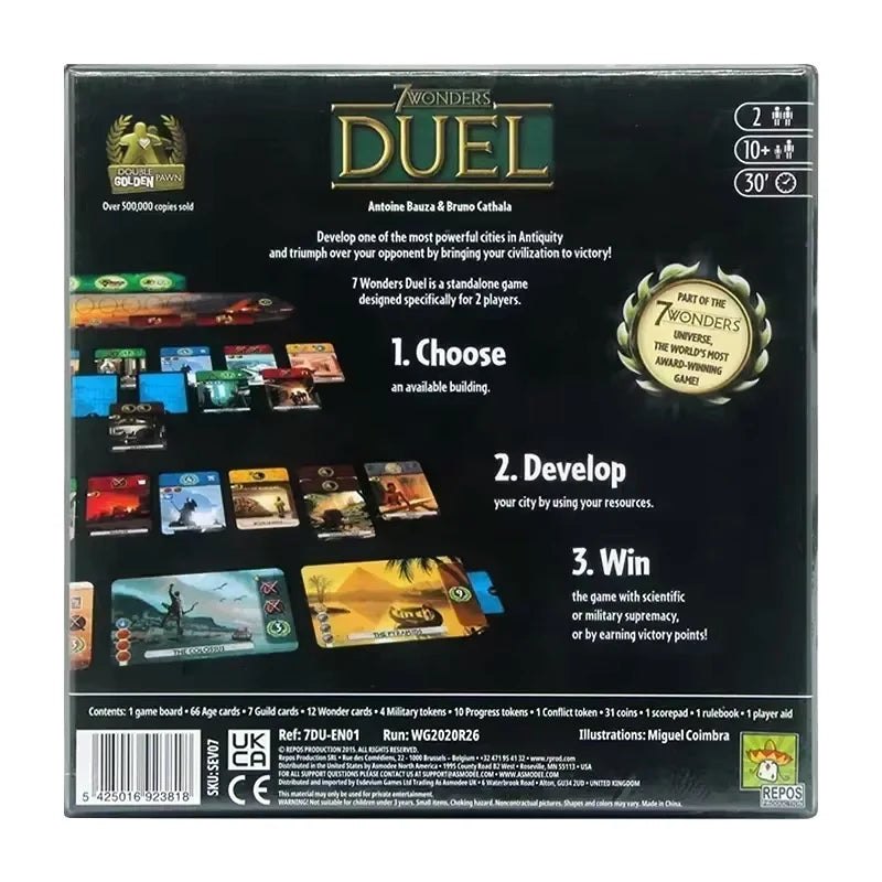 7 Wonders Duel Bordspel