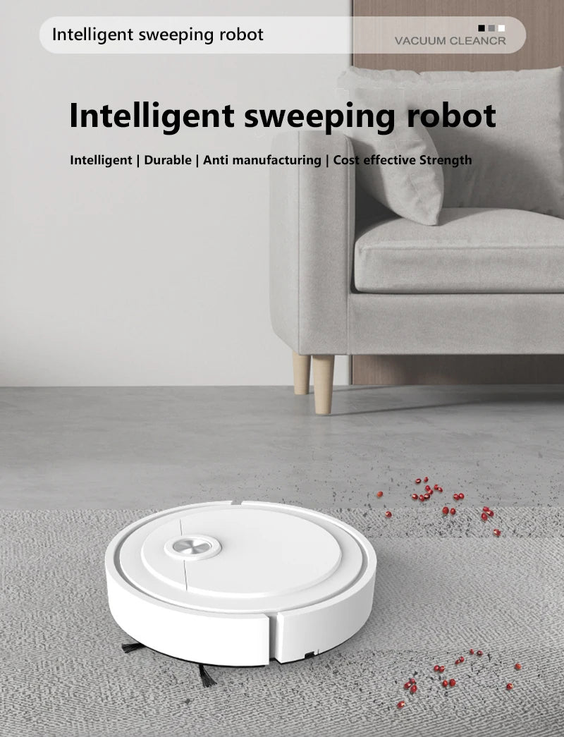 Xiaomi Smart Sweeping Robot 3-in-1 Smart Cleaner Household Rechargeable Fully Automatic Vacuum Cleaner 6000Pa Suction Pet Hair