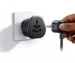 UGREEN Universal Travel Adapter Extension Socket EU/US/UK Plug Converter Multi-Country Power Adaptor for EU US UK KR RU Outlets