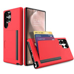 For Samsung Galaxy S23 S24 S22 Plus S21 Ultra Case Wallet 3-Card ID Slot Credit Card Flip Capa For Samsung S23 FE S24 Ultra Case