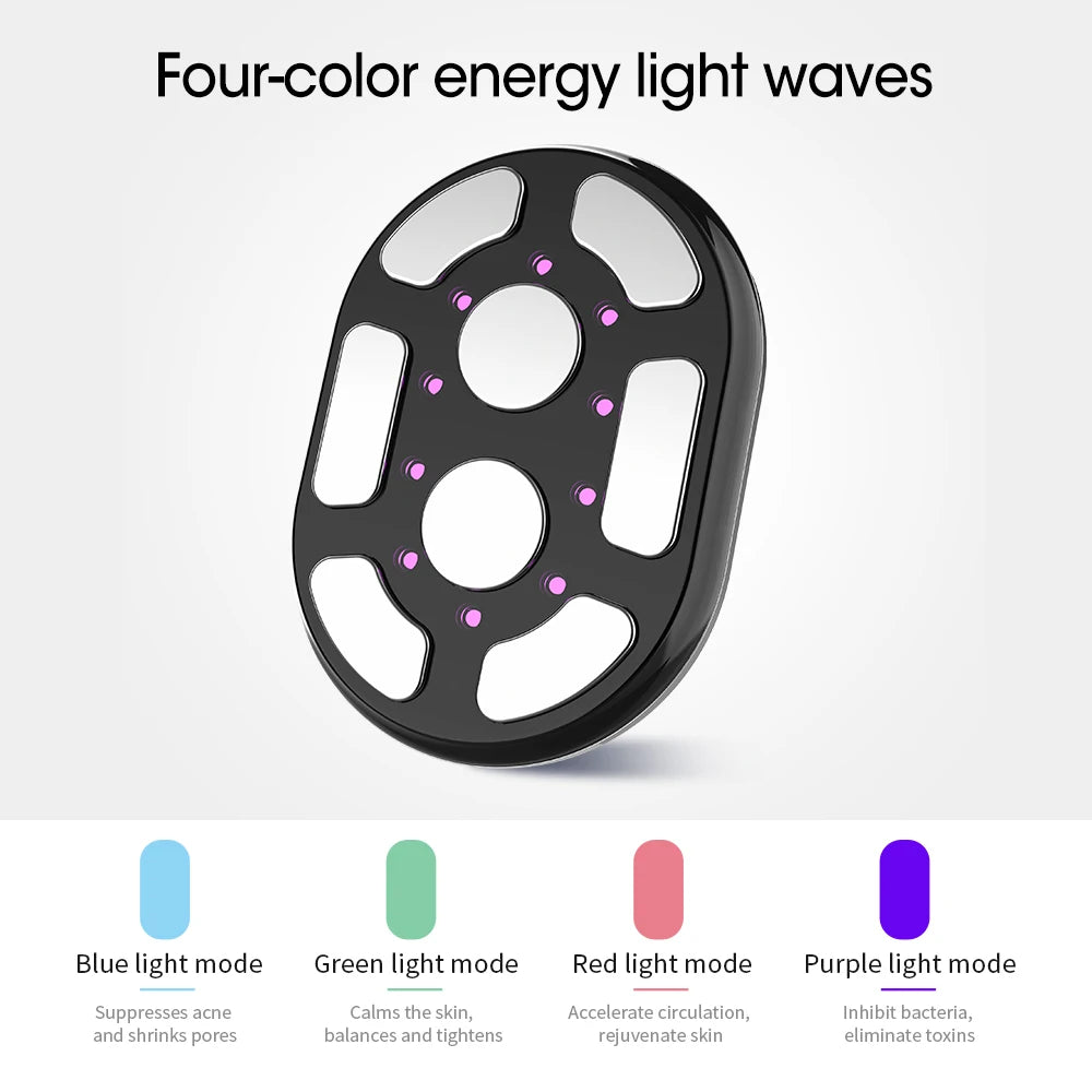 Radio Frequency Body Slimming Machine Fat Burner Slim Shaping Device LED Light Cellulite Massager Black White