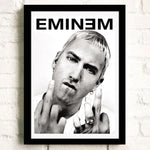 Super Rapper Eminems Posters and Prints Great Rap Singer Canvas Painting Music Star Wall Art Picture for Bedroom Home Decor