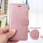 Leather Case For Samsung Galaxy A3 A5 A7 A6 Plus A8 A9 J2 Pro J3 J4 Prime J6 J5 J7 J8 2018 2016 2017 Flip Wallet Phone Cover