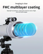 BORWOLF  F40070M  Professional High-definition Astronomical Telescope 200X To See The Moon and Stars Bird Watching Monocular