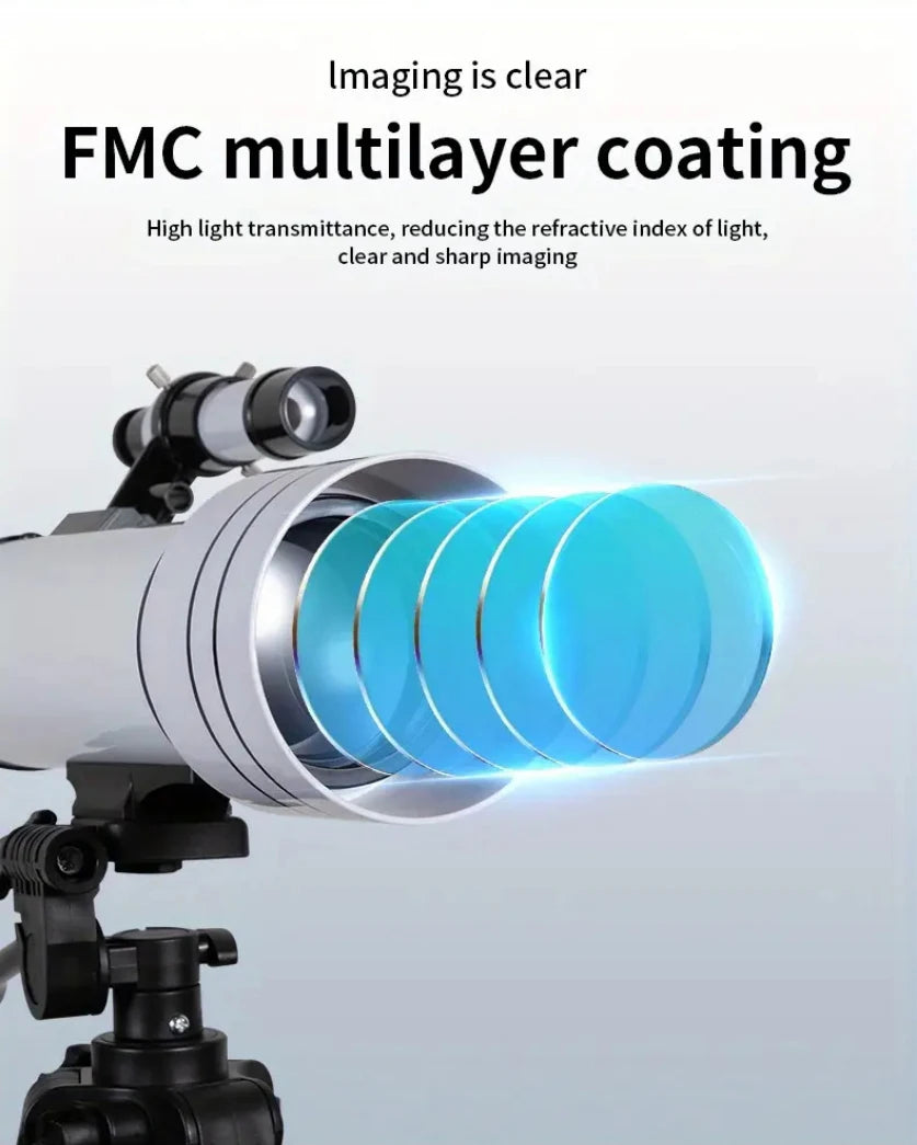 BORWOLF  F40070M  Professional High-definition Astronomical Telescope 200X To See The Moon and Stars Bird Watching Monocular