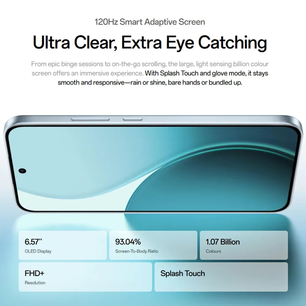 OPPO Reno14 FS 5G Smartphone Snapdragon 6 Gen 1 6.57