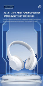 Xiaomi 5W Wireless Headphones Bluetooth 5.3 Earphones Foldable Earbuds 40mm Driver Game Music Over Ear Stereo Headset With Mic