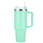 1pcs Watersy 40oz/1200ml Tumbler with Handle and Straw Lid Stainless Steel Keep Cold Vacuum Insulated Portable Car Travel Mug