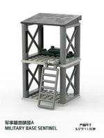 WW2 Army Military Base Model Building Kits Boys Toys Gifts Army Supplies Military Construction Building Blocks Sets