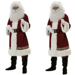 Deluxe Santa Costume Cosplay Fancy Dress Man Suit Adult