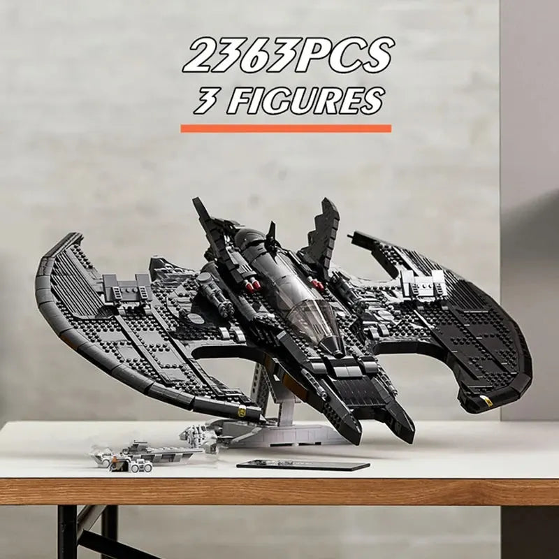 2363pcs Batwing Fighter DC1989Batwing series Building Blocks 76161 Children's Boys Assembling Brick Toys