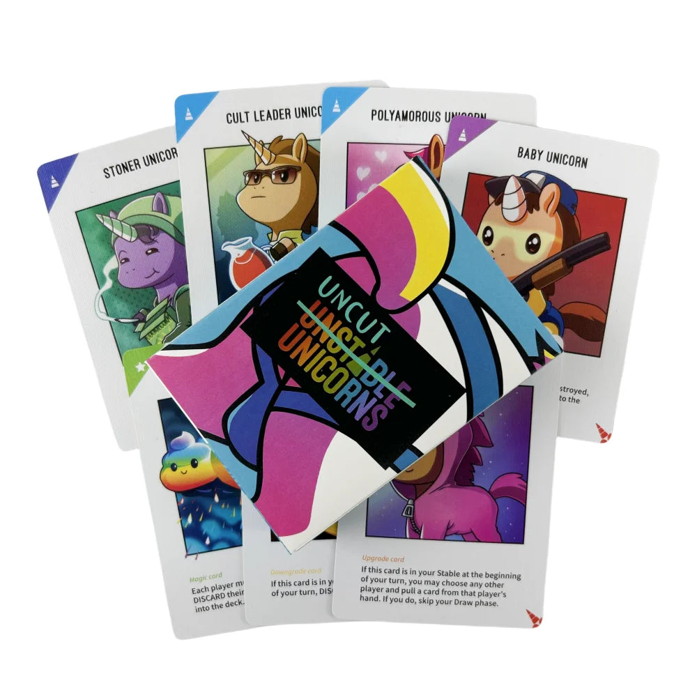 Happy Little Dinosaurs Card Game EXPANSION Pack Party Play Unicorns Cards Board Deck