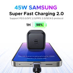 UGREEN 45W GaN Charger PD3.0 PPS QC3.0 Quick Charge For Samsung S25 S24 Ultra iPhone 17 16 15 Pro Max iPad Tablet Fast Charger