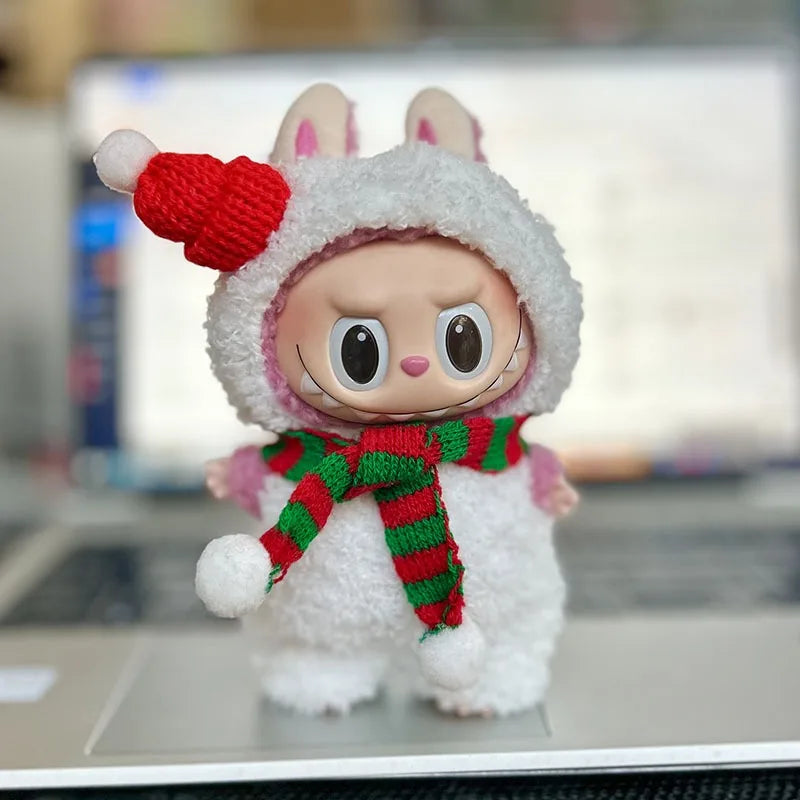 17cm Cute Mini Plush Doll'S Clothes Outfit Accessories For Korea Kpop Exo Labubu Idol Dolls Skirt Hat Clothing DIY Kids Gift