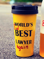 “Better Call Saul”Water Cup Yellow Coffee Cup Stainless Steel Car Insulated Cup“Breaking Bad”