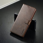 Leather Case for Samsung Galaxy S23 S24 S25 FE Ultra Plus Edge A07 A17 A35 A55 A06 A16 A26 A36 A56 5G Flip Wallet Card Holder