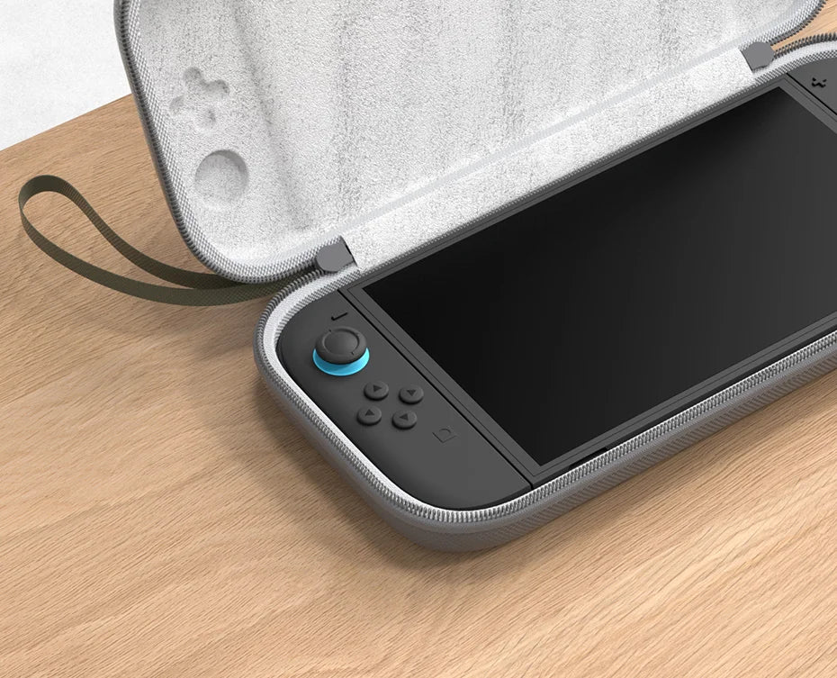 Hagibis Portable Carrying Case for Switch 2 Traveling Bag Hard Shell NS Accessories Protective Cover with 10 Games Cartridges