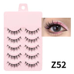 New Manga Lashes Soft Natural Eyelashes Thick False Eyelashes Manga Eyelashes Daily Dating Makeup Eyelashes Lashes Wispy