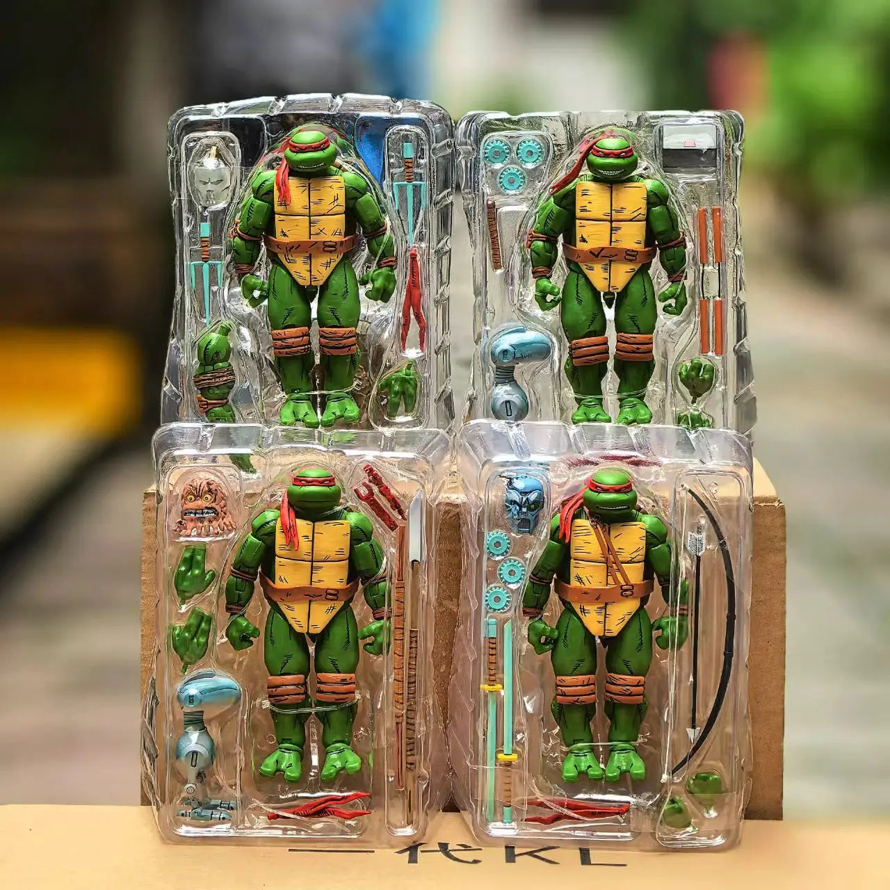2025 New Model NECA Ninja Turtles Anime Returns To New York Action Doll Tmnt Leo Raphael 15cm Toy Doll Children'S Birthday Gift