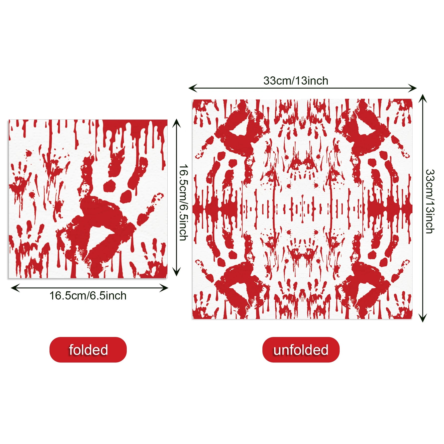 20/40/60/80/100pcs Halloween Theme Party Disposable Napkins Cocktail Napkin Bat Spider Pumpkin Halloween Holiday Decor Tableware