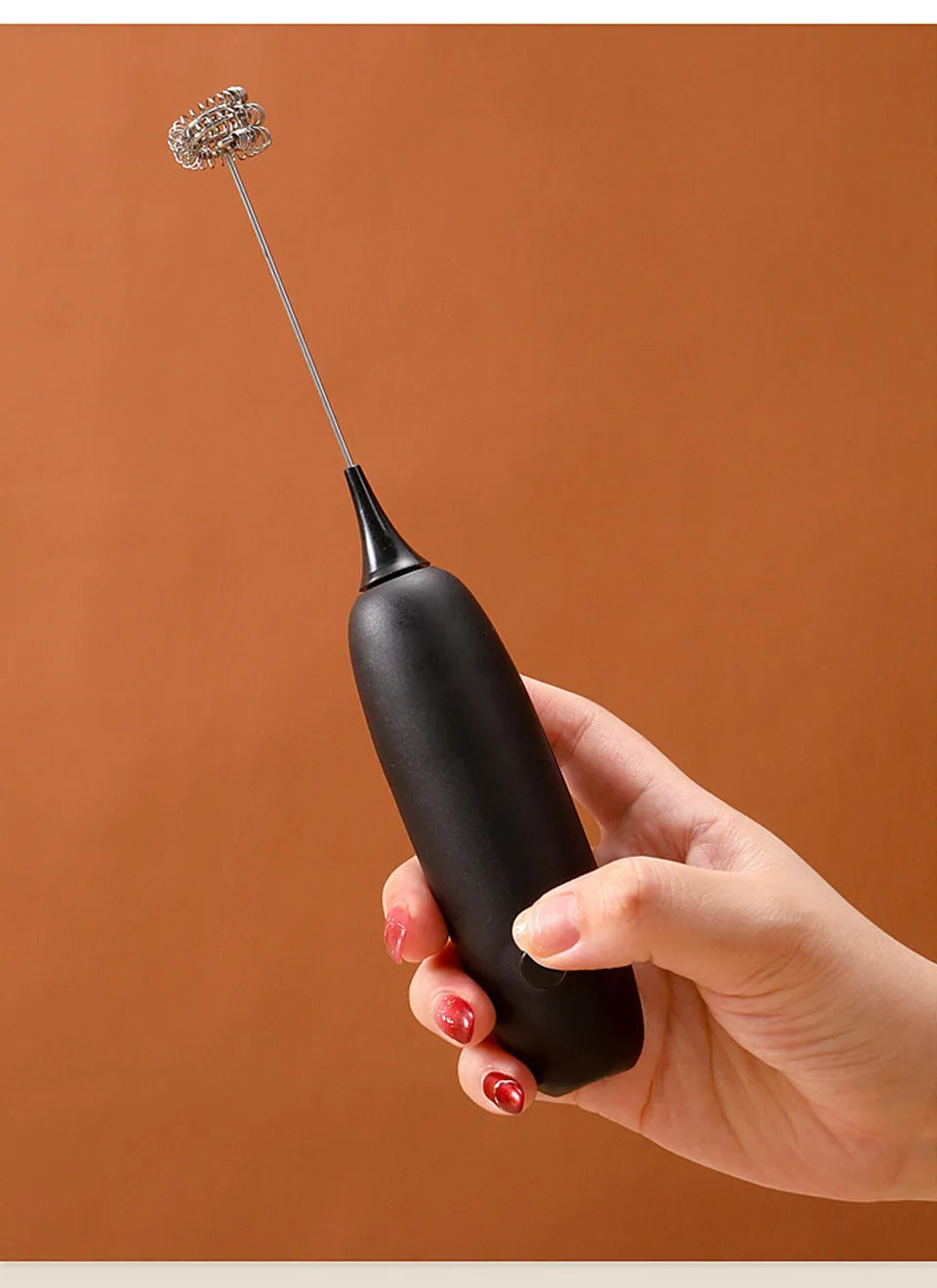 Milk Frother Handheld Cappuccino Maker Coffee Foamer Egg Beater Chocolate Stirrer Mini Portable Food Blender Kitchen Whisk Tool