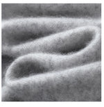 V-Neck Men's 100% Pure Wool Pullover Knitted Sweater, Business Casual Solid Color Simple Long Sleeved Fashionable Loose Warm Top