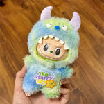 17cm Cute Mini Plush Doll'S Clothes Outfit Accessories For Korea Kpop Exo Labubu Idol Dolls shark onesie Clothing DIY Girl Gift