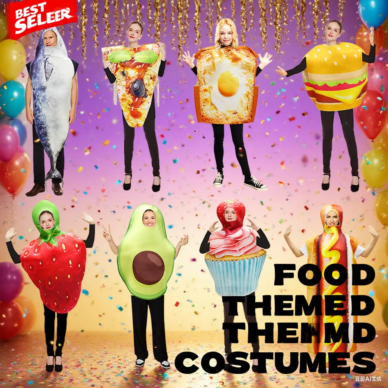 Avocado Cosplay Costume Fruit Food Party Jumpsuit Adult Carnival Purim Disguise Clothes Couple Fancy Holiday Outfit 2025 New