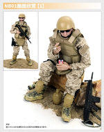 1/6 Action Figure Military Army 30cm Combat Swat Police Soldier With Gun Forces Model Toys