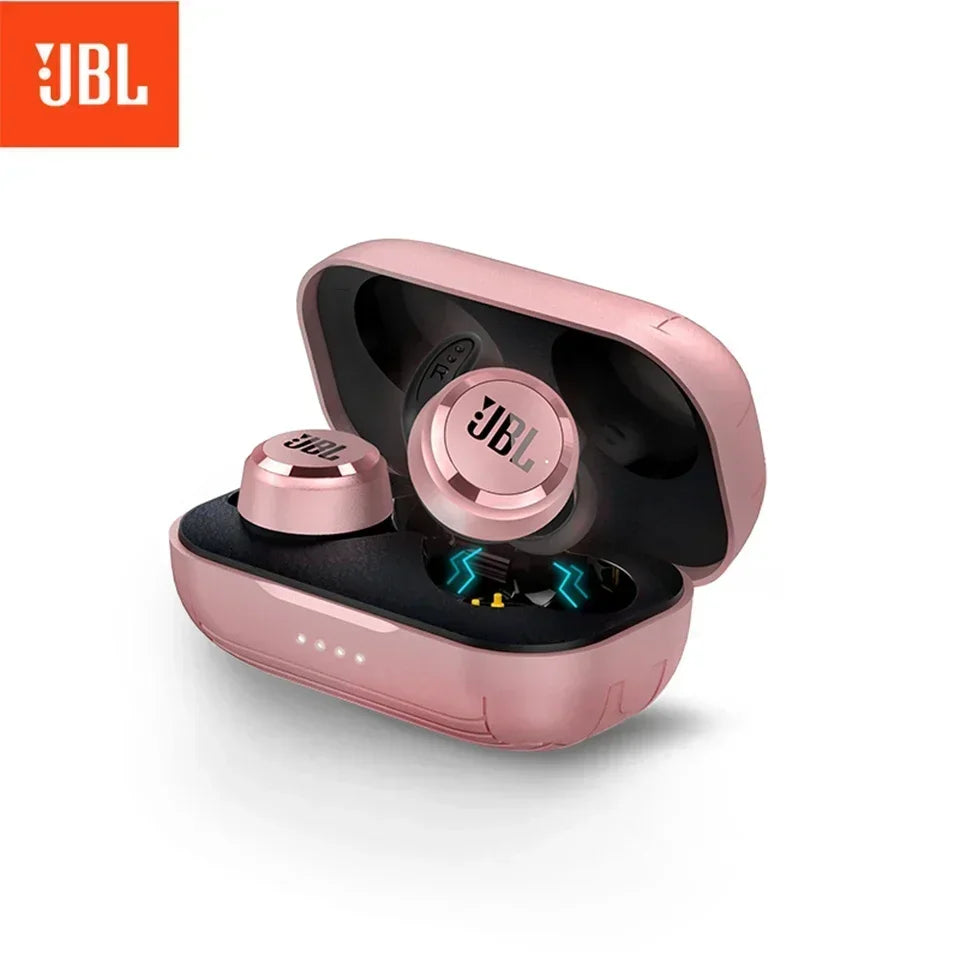 JBL T280 TWS True Wireless Bluetooth Earbuds – Sports Waterproof IPX5, Deep Bass, Mic & Charging Case