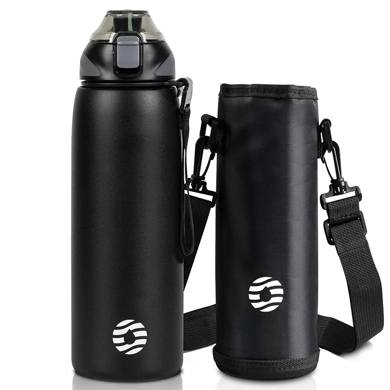 FEIJIAN Water Bottle 1L Vacuum Sports Bottle Warm and Cold Drink Stainless Steel Vacuum Flask