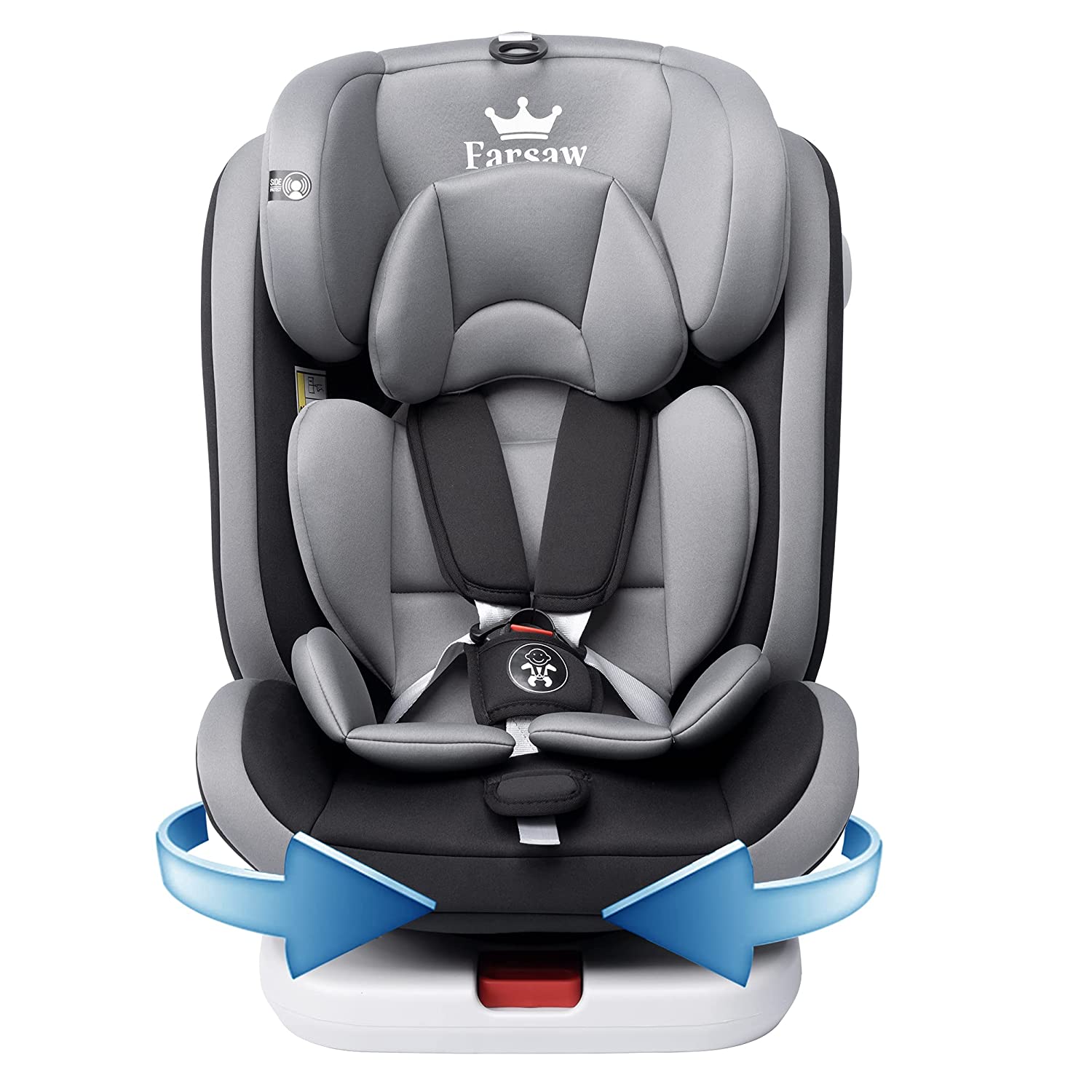 AP02 KL005 Siège auto pour enfant/Siège auto pour bébé 0-36 kg 0-12 ans Isofix Top Tether ECE ISOFIX
