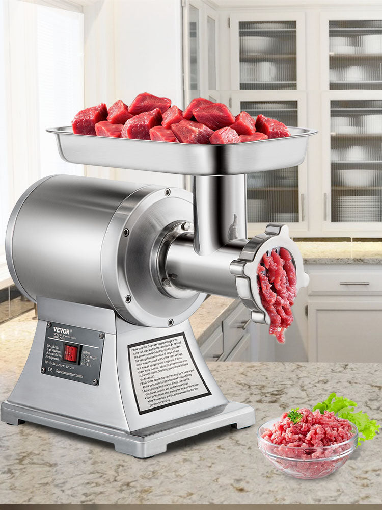 SucceBuy 1100W Electric Meat Mincer Mini Portable Chopper Blender Food Processors Grinder Tools Crusher for Home Commercial