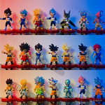 Dragon Ball Z Super Saiyan action figure set